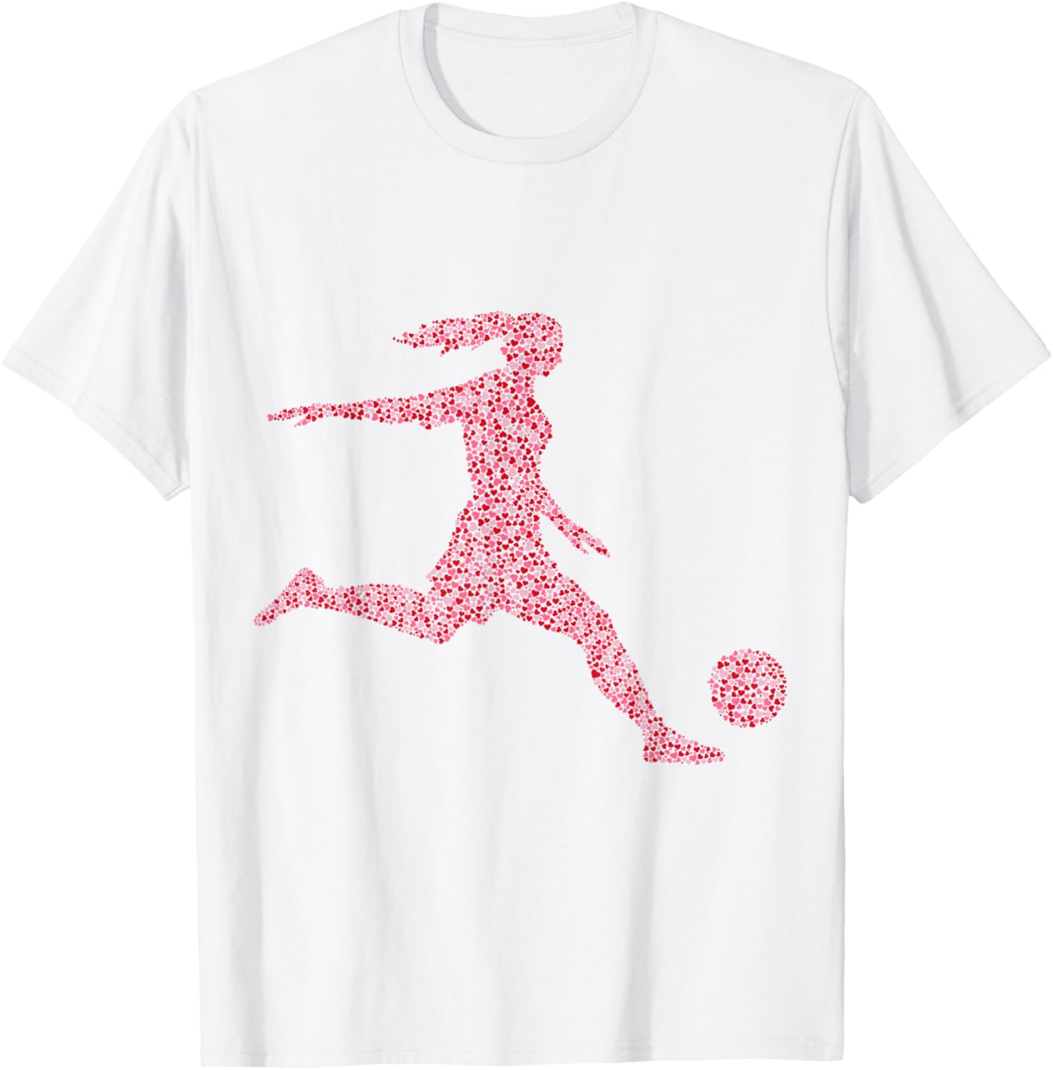 Foot Football Fille Femme Enfant T-Shirt